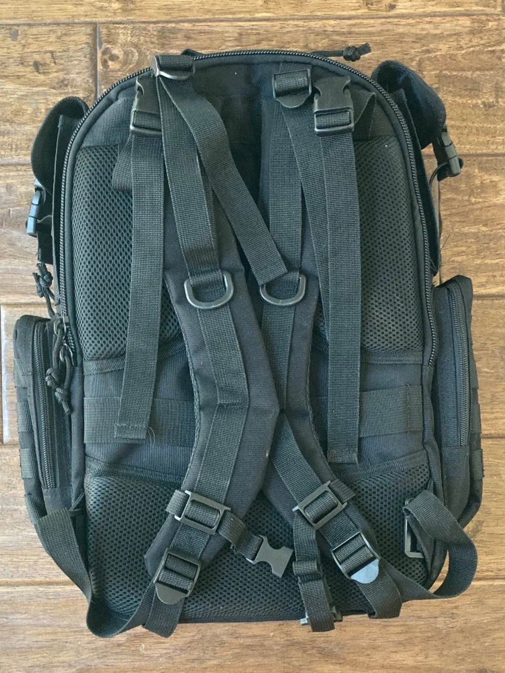 Sager Creek Baby Backpack Diaper Bag for Men FDE Black Tactical Molle